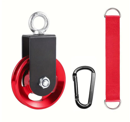 Dovrikan Home Gym Cable Pulley System for Resistance Training - Red