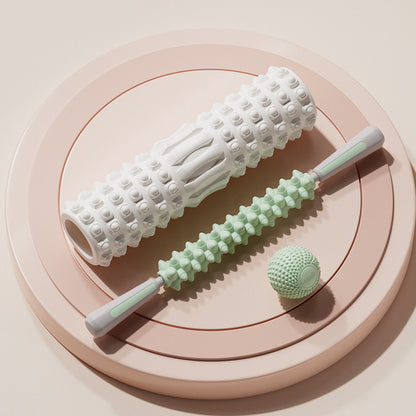 Dovrikan Foam Roller, Massage Stick and Massage Ball Set - Green