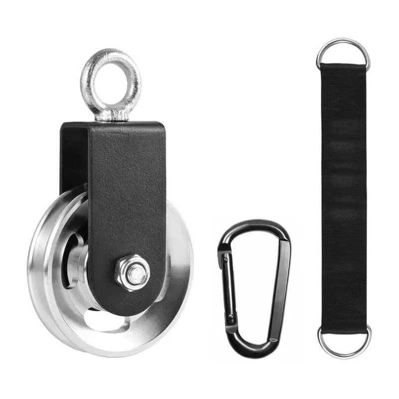 Dovrikan Home Gym Cable Pulley System for Resistance Training - Black