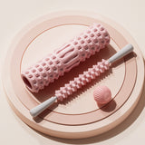Dovrikan Foam Roller, Massage Stick and Massage Ball Set - Pink